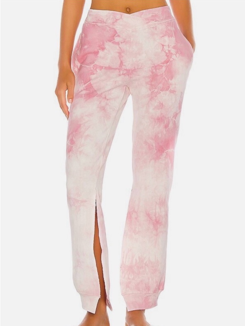 Frankie's Bikinis Pink Tie-Dye Lounge Pants
